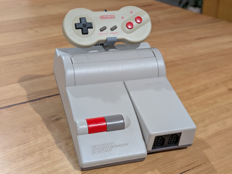 Nintendo NES Top Loader or AV Famicom Console Display Stand