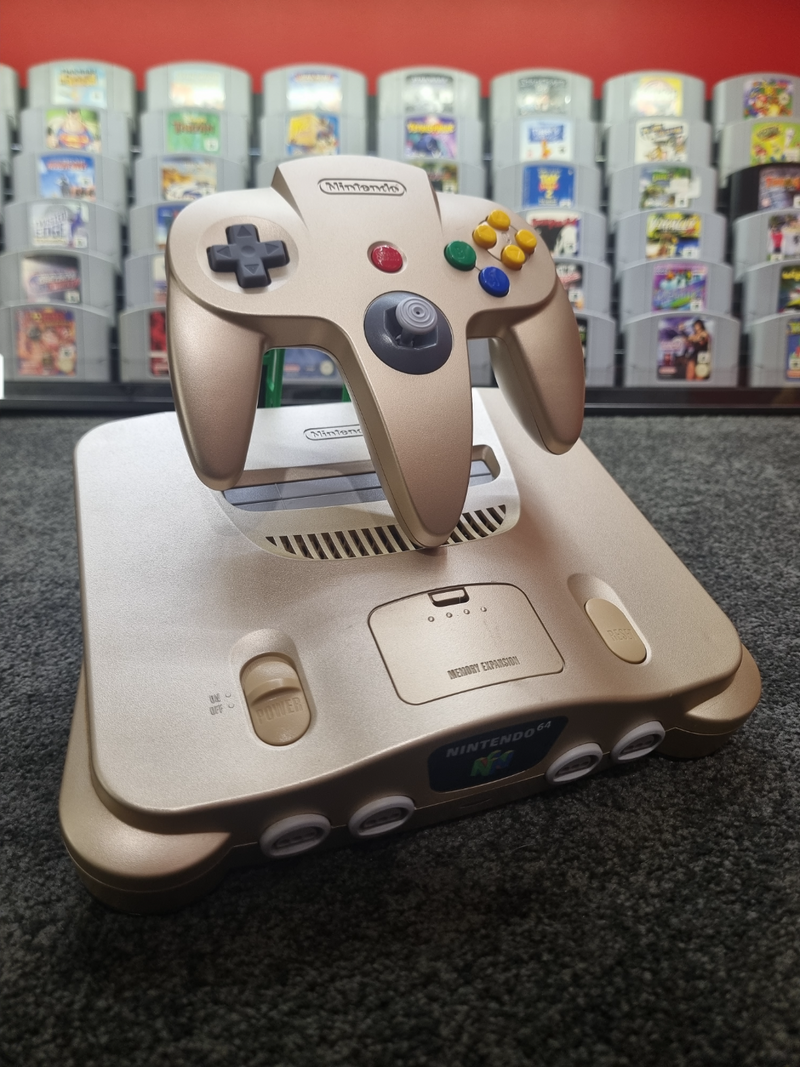 Nintendo 64 Console and Controller Display Stand