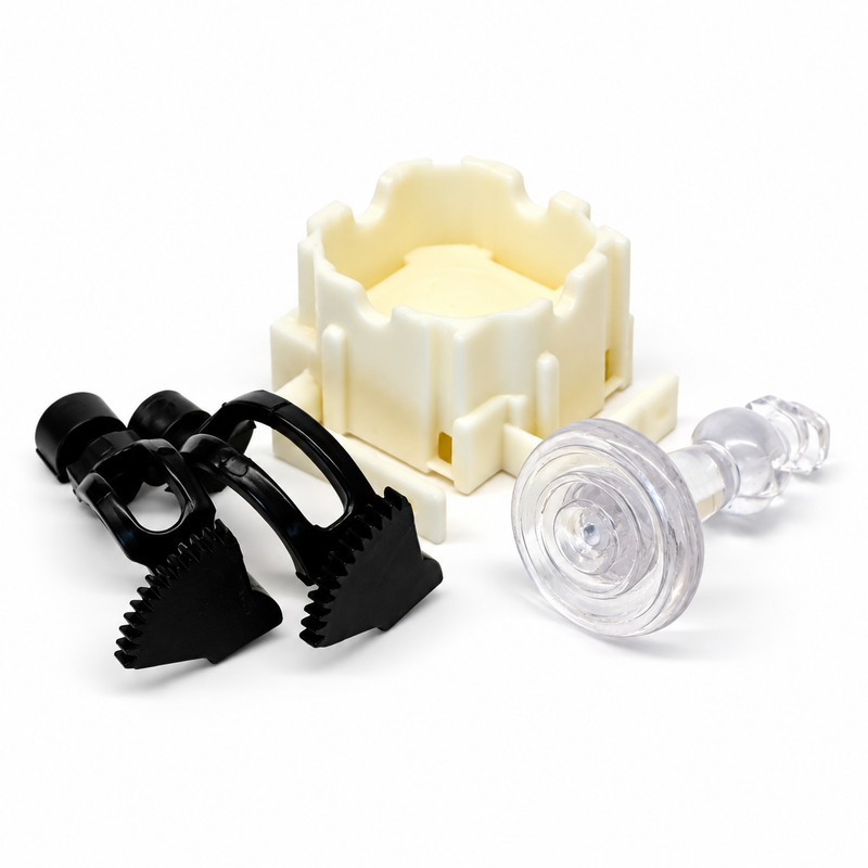 N64 Controller Thumbstick Rebuild Kit with clear stick, bowl and gears