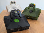 Original Xbox Console and Controller Display Stand